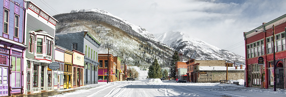 Winter On Greene Street - Copyright Silverton Web Works